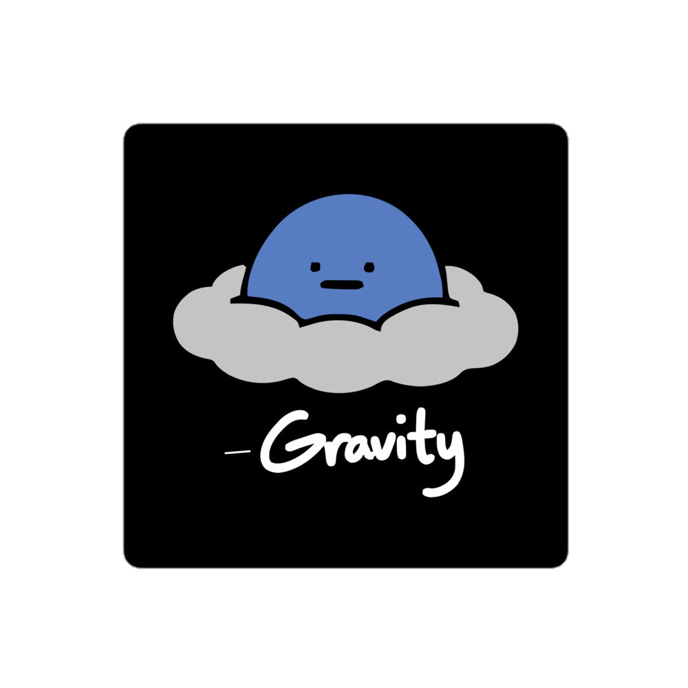 Gravity — Character Sticker — character and signature sticker, view 1